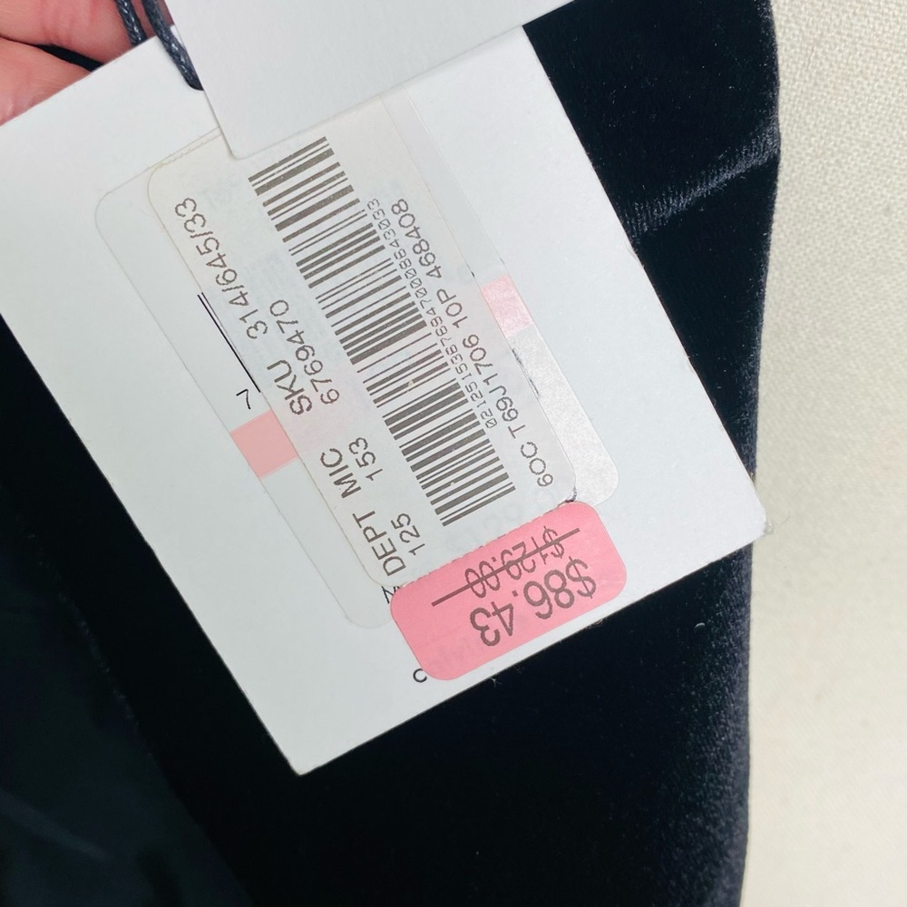 CALVIN KLEIN VELVET BLAZER - Picture 8 of 9
